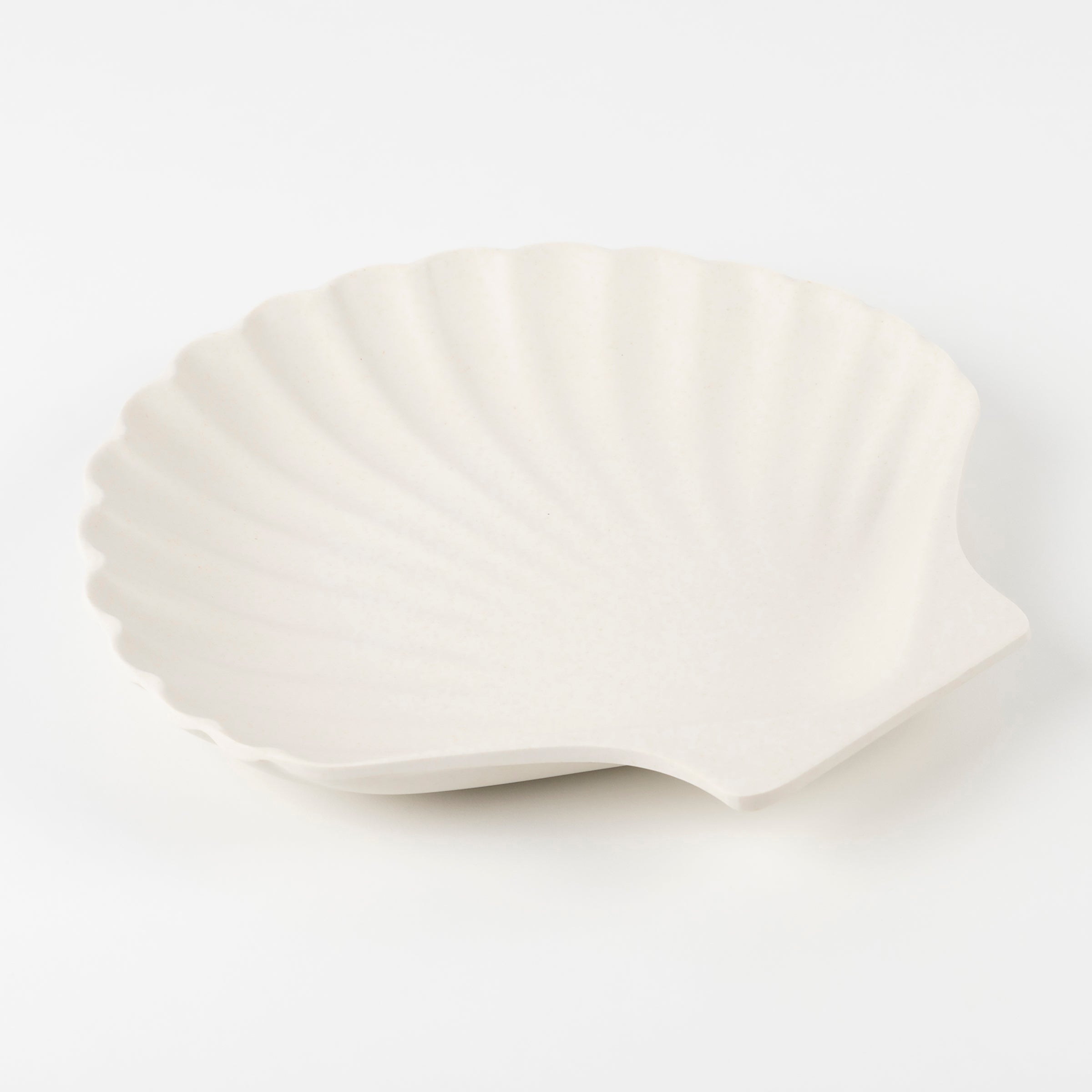 Natural Reusable Bamboo Shell Plates, Set of 6
