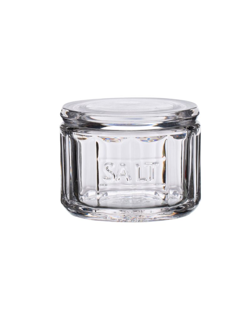 Glass Salt Pot With Scoop